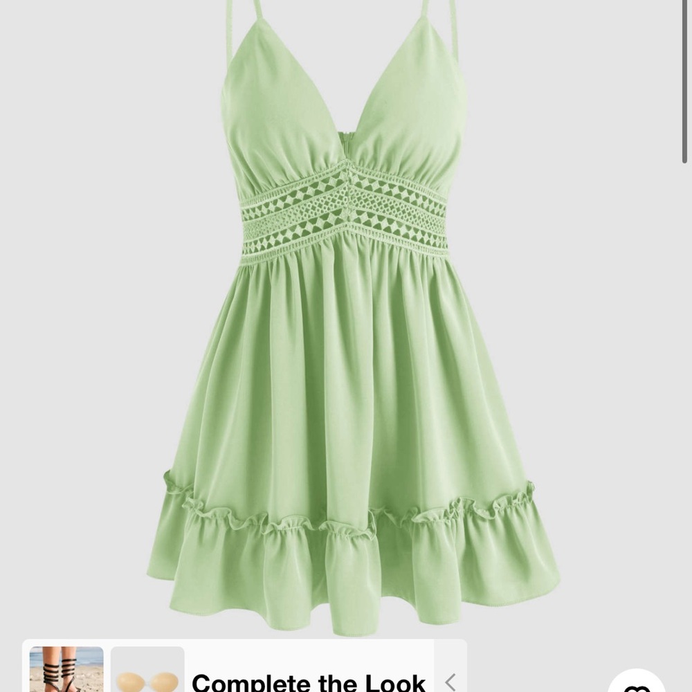 Cider Light Green Summer Dress